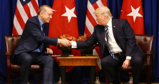 Erdoğan, Trump ile görüştü