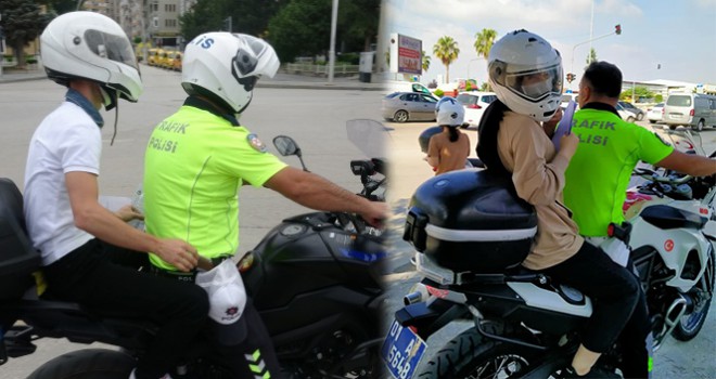 Sınava geç kalan öğrencilerin imdadına motorize ekipler yetişti