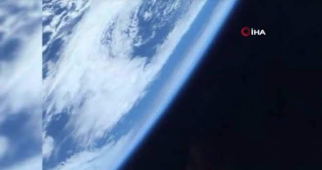 SpaceX'in astronotu yörüngeden Dünya'yı görüntüledi