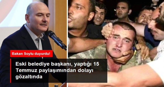 Belediye başkanı, yaptığı paylaşımdan dolayı gözaltında