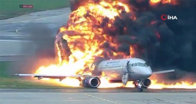 Rusya'da 41 kişinin öldüğü uçak kazasının yeni görüntüleri ortaya çıktı
