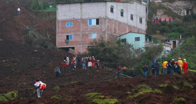 Ekvador'da toprak kaymasında can kaybı 51'e yükseldi