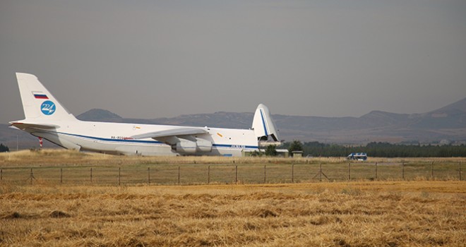 S-400 teslimatında onuncu uçak Mürted Hava Üssü'ne indi