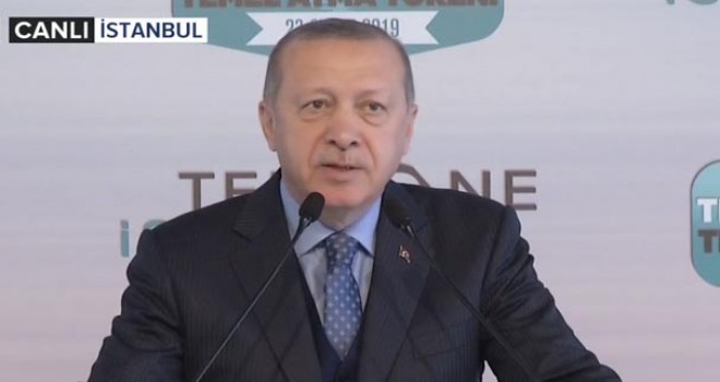 Cumhurbaşkanı Erdoğan: Bu manzara yatırım düşmanlarına verilmiş esaslı bir derstir