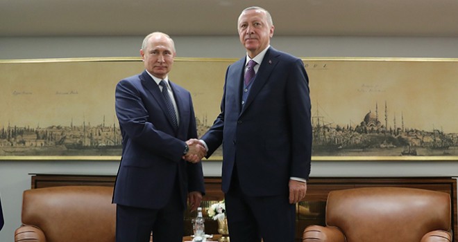  Cumhurbaşkanı Erdoğan-Putin görüşmesi sona erdi