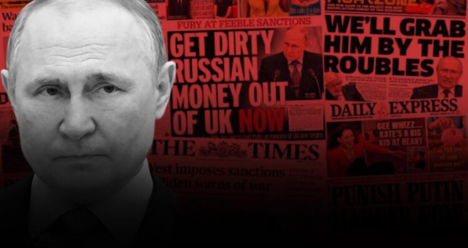 Dış basında manşetler yaptırımlara ayrıldı! 'Boris; deli Vlad'ı durdur!'
