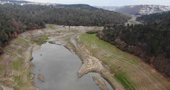 İstanbul'da yağışların azalması sonrasında barajlar alarm veriyor