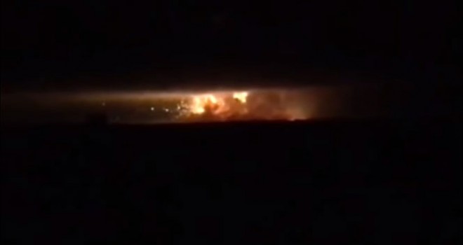Ukrayna'da mühimmat deposunda patlama, 10 bin kişi tahliye edildi