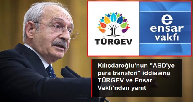 TÜRGEV ve Ensar Vakfı'ndan yanıt: FETÖ kumpaslarını andırıyor