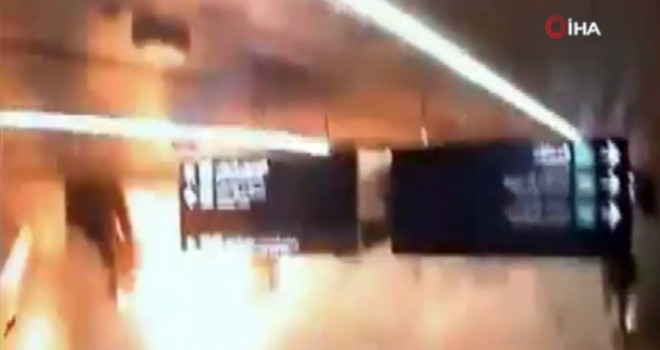  Suudi Arabistan'daki havaalanı saldırısının görüntüleri ortaya çıktı