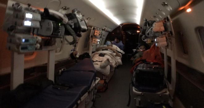 Ambulans uçaklar Türk hastalar için havalanıyor