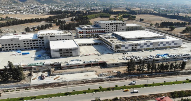 Osmaniye Devlet Hastanesi inşaatının yüzde 76'sı tamamlandı