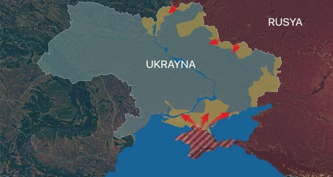 Rusya Ukrayna savaşının haritası! Bir şehir daha ele geçirildi, şimdi ise...