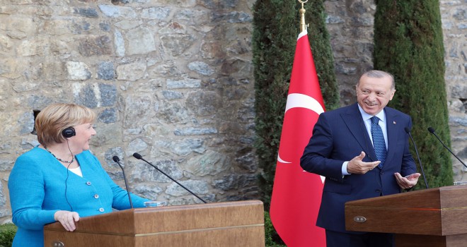 Cumhurbaşkanı Erdoğan ve Merkel'den önemli açıklamalar