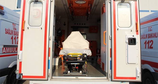 Ambulansların korona vakalarına müdahale süreci görüntülendi