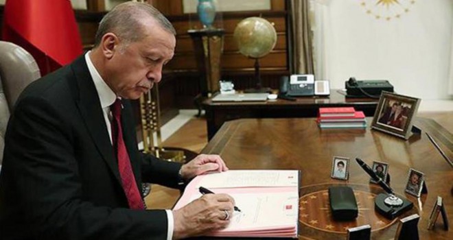 Cumhurbaşkanı Erdoğan'ın imzasıyla Resmi Gazete'de!