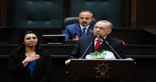 Erdoğan, kürsüyü şehit Demir'in kızına bıraktı