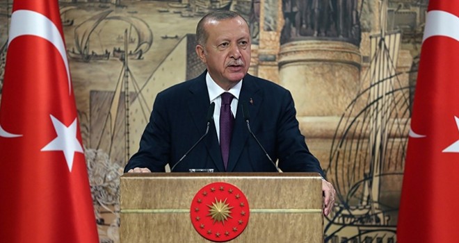 Cumhurbaşkanı Erdoğan: 'Akdeniz ve Ege'de korsanlığa, haydutluğa asla eyvallah etmeyiz'