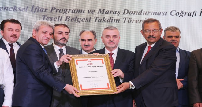 ‘MARAŞ DONDURMASI’ TESCİLİNE GÖRKEMLİ KUTLAMA