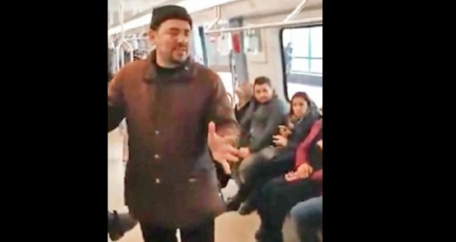  Metroda FETÖ propagandası