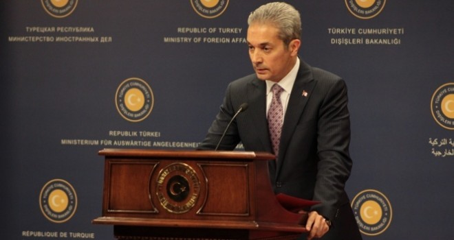  Dışişleri Bakanlığı Sözcüsü Aksoy'dan Suriye Rejimi Parlamentosuna tepki