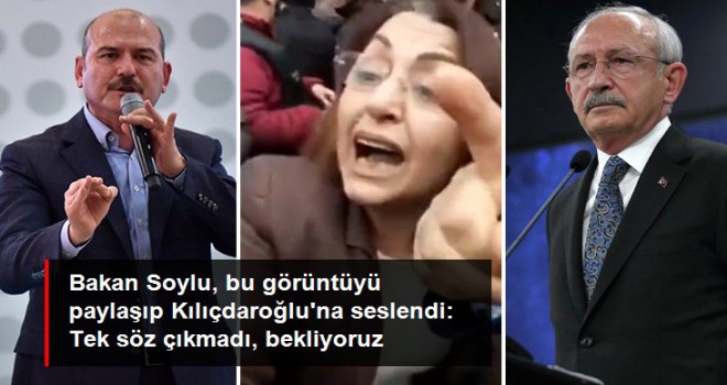 Bakan Soylu, HDP'li vekilin polise hakareti üzerinden Kılıçdaroğlu'na seslendi: Tek bir söz çıkmadı