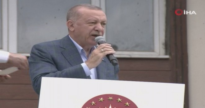 Cumhurbaşkanı Erdoğan sel bölgesinde