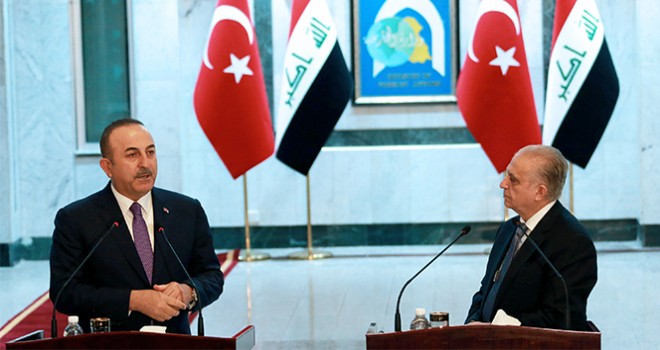  Çavuşoğlu: 'Irak'ın yabancı güçlerin çatışma alanı olmasını istemiyoruz'