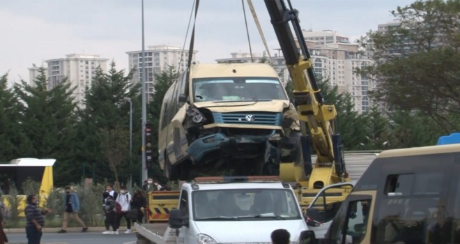 Başakşehir'de minibüsçü terörü