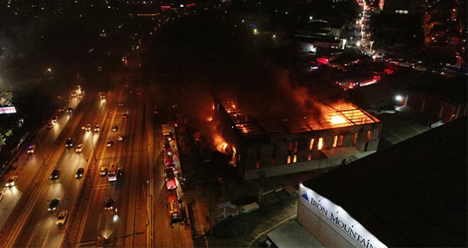  Kocaeli'de korkutan fabrika yangını !