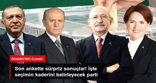 Son ankette sürpriz sonuçlar!