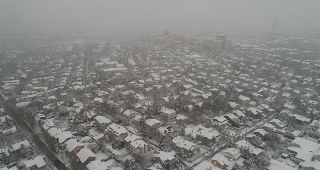 Kar yağışı bugün İstanbul'u terk ediyor