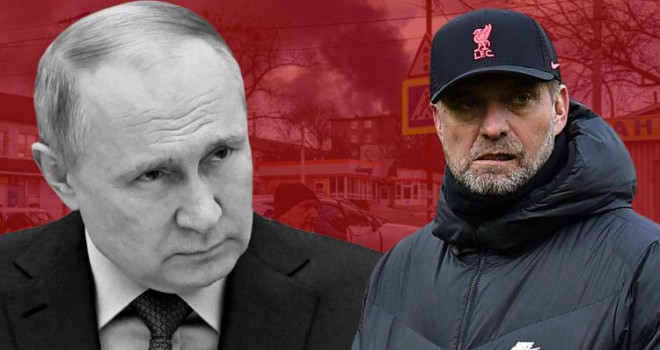 Jürgen Klopp'tan Rusya'ya ve Putin'e tepki! Adını bile anmadı...