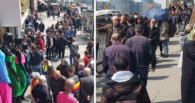 İstanbul'da ucuz baklava kuyruğu!