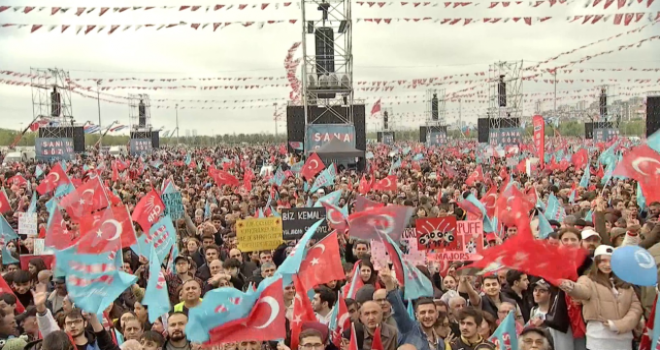 Millet İttifakı'ndan İstanbul çıkartması! Miting alanı tıka basa doldu