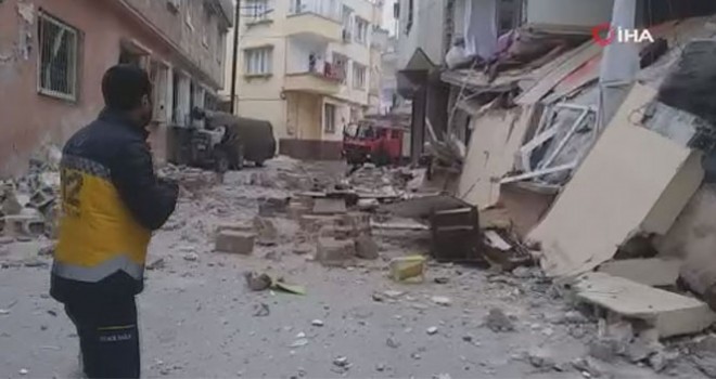 Gaziantep'te metan gazı bomba gibi patladı: 3 yaralı