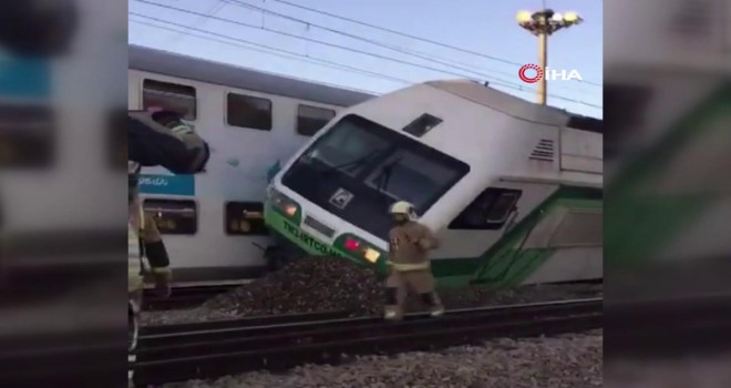 Tahran'da metro hızlı trenle çarpıştı: 22 yaralı