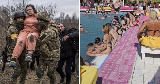 İki fotoğraf da Ukrayna'da çekildi!