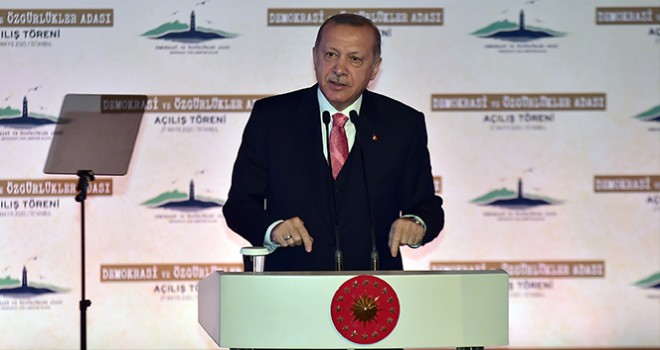 Demokrasi ve Özgürlükler Adası, Cumhurbaşkanı Erdoğan'ın katılımıyla açıldı
