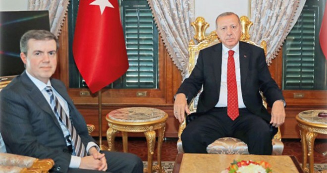 Cumhurbaşkanı Erdoğan, A. Mücahid Ören'i kabul etti