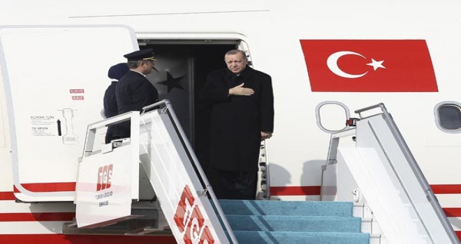 Cumhurbaşkanı Erdoğan Rusya'ya gitti