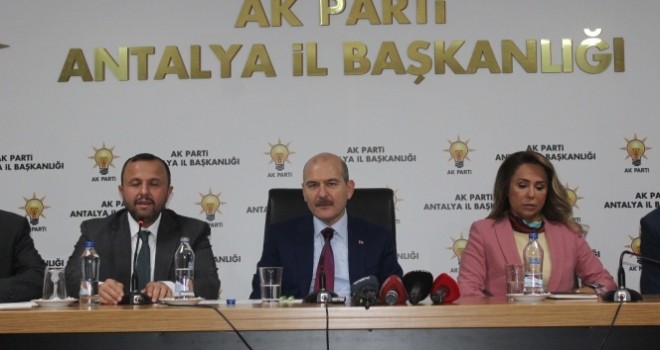  Bakan Soylu: 'Ayağımızı bağlarlar kör kuyuya atarlardı bizi'