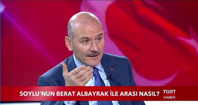 İçişleri Bakanı Süleyman Soylu, Bakan Albayrak sorusunu yanıtladı
