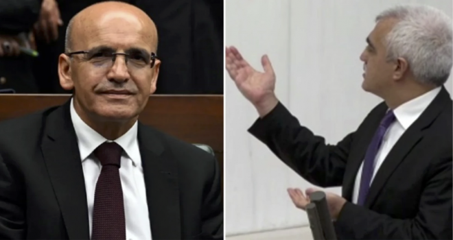 Ömer Faruk Gergerlioğlu, Bakan Şimşek'i Meclis'te Kürtçe selamladı