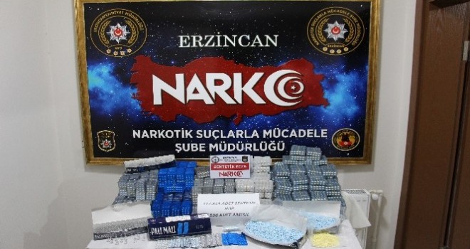 Narkotik köpeği 127 bin 814 adet hap ve 598 adet ampul buldu