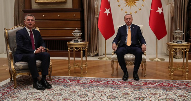 Cumhurbaşkanı Erdoğan'ın Stoltenberg ile görüşmesinde 'somut dayanışma' vurgusu