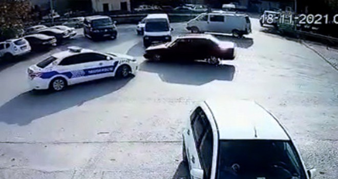 Bahtsız driftçiye polis sürprizi