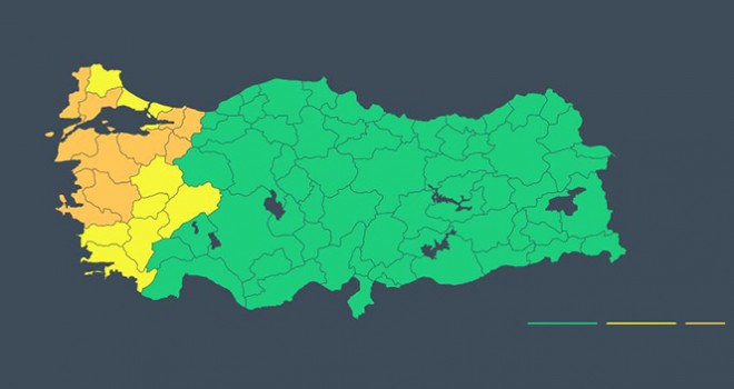  Meteoroloji'den 10 il için turuncu kodlu uyarı!