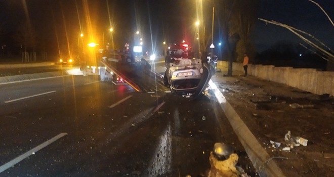  Bakırköy'de ortalığı savaş alanına çeviren kazadan sağ çıktı
