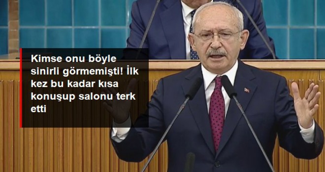 Kılıçdaroğlu grup toplantısını ilk kez bu kadar kısa kesti!